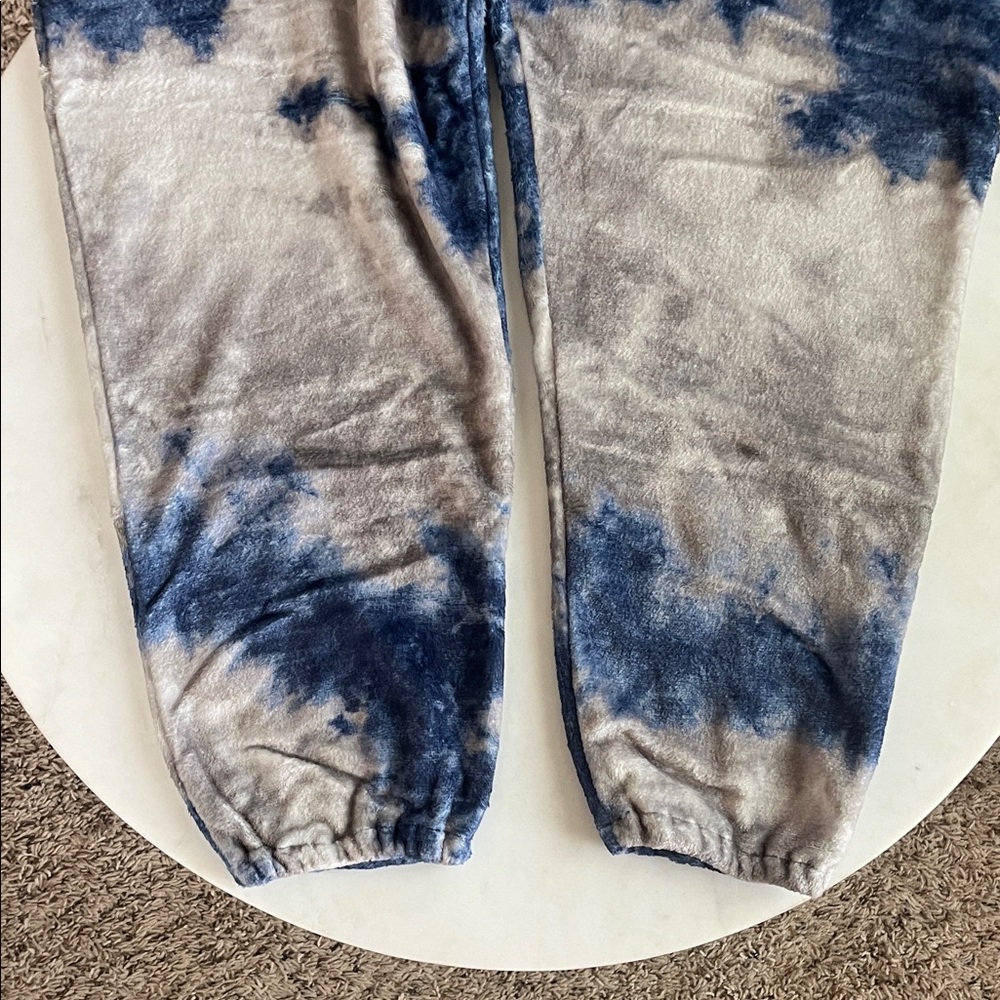 Natural Life Open Foot Onesie XS Blue & Gray Tie Dye Zip Up - Picture 6 of 11